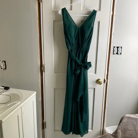 Dresses | Jb Dark Green Bridesmaid Prom Maxi Dress | Poshmark